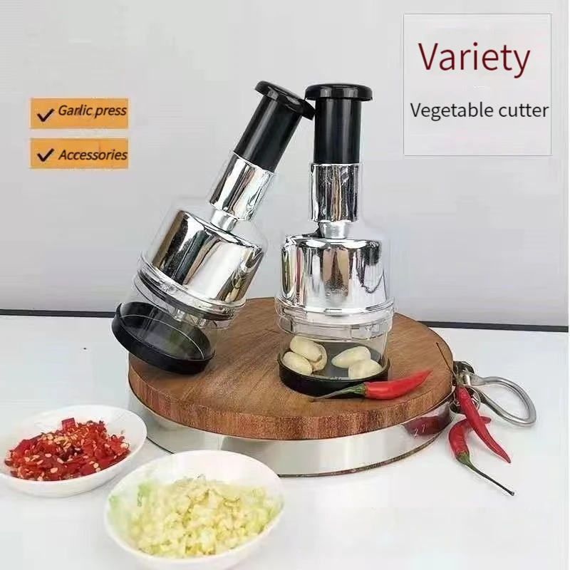 Food Chopper Easy to Clean Manual Hand Vegetable Chopper Dicer