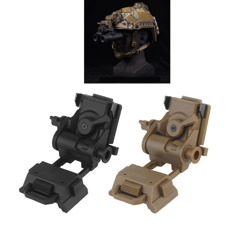 Tactically Helmets Mount Holder Adjustable Night Bracket Hunting Helmet NVG Adapter Accessories Easy to Use
