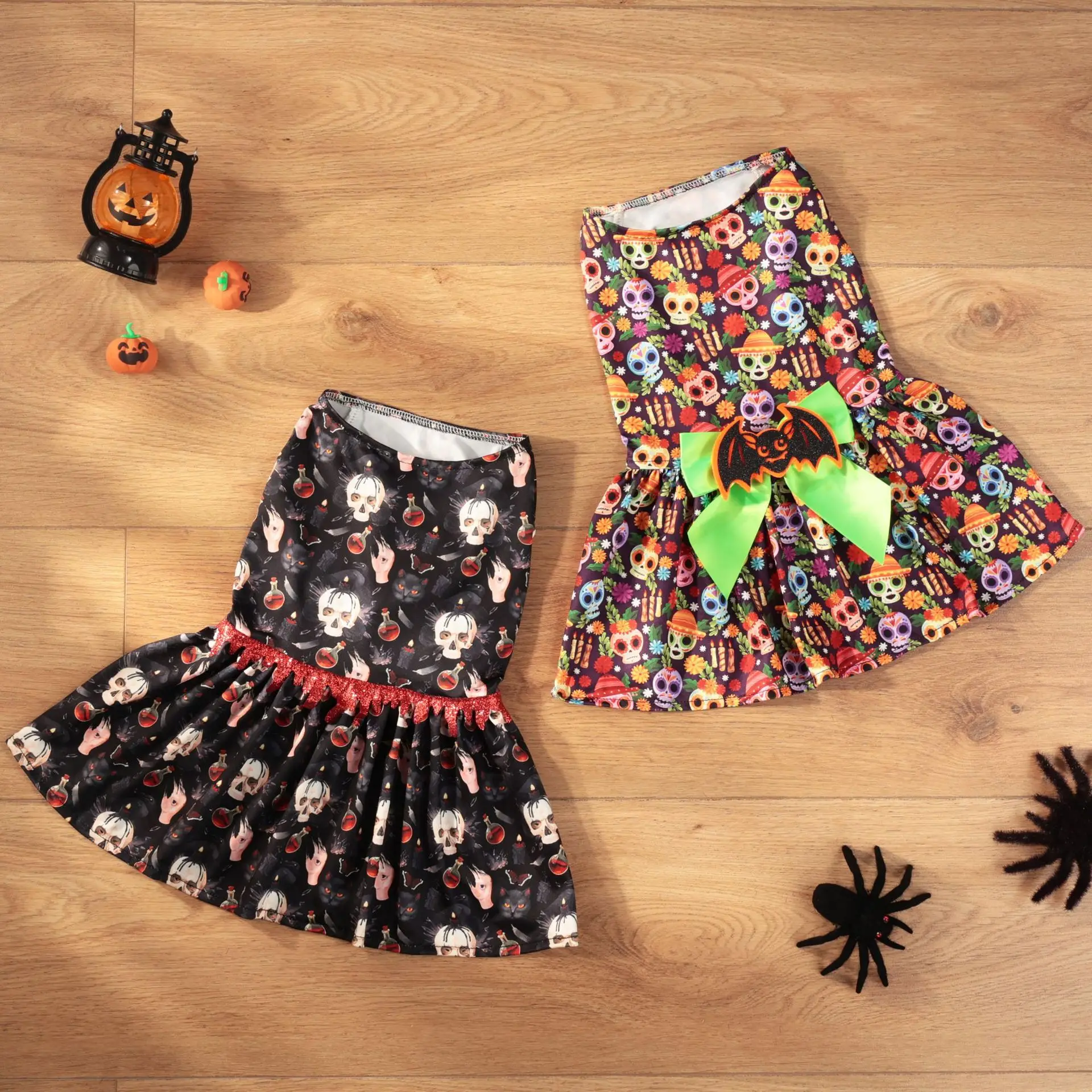 Robe Tête de Mort Amusante Halloween - Tenue Halloween 2024 | DogLoveDesign