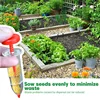 Manual Seed Sower - Adjustable Depth Hand Planter for Vegetables/Flowers, Lightweight Garden Tool with Seed Spacing Control Seed 4