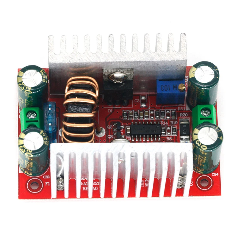 DC 400W 15A 스텝 업 부스트 컨버터 정전류 전원 공급 장치 LED 드라이버 8.5-50V  10-60V 전압 충전기 스텝 업 모듈