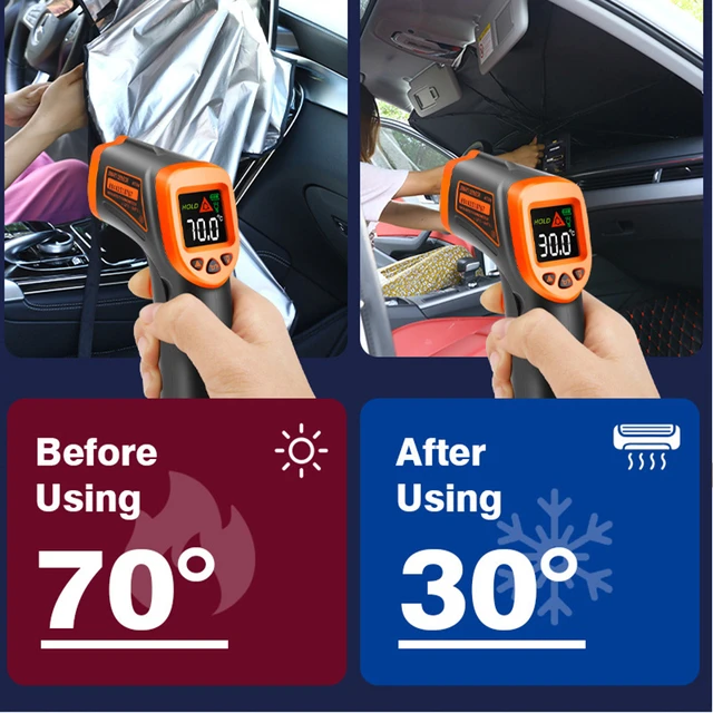 Autóablak Napzókar Borítója Napfény Árnyék Szélvédő Szemüvegvédő Esernyő A Ford Focus Mk2 St Vignale / St-Line F150 - Image 4