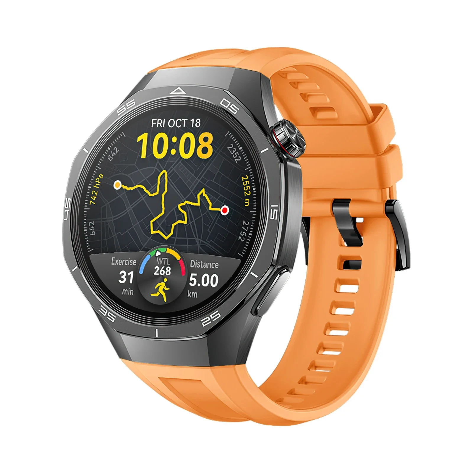 22mm Silicone Sports Watch Strap - Soft and Durable Band