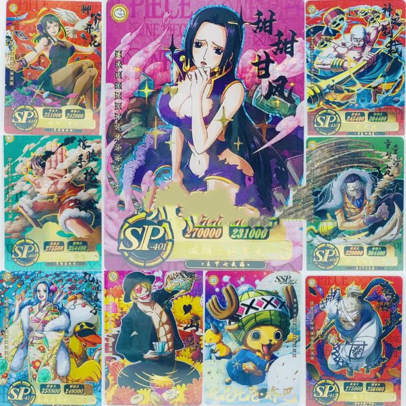 

Anime One Piece Rare Sp Ssp Symphony Flash Hancock Ryuma Robin Sanji Burukku Collection Solitaire Christmas Birthday Present