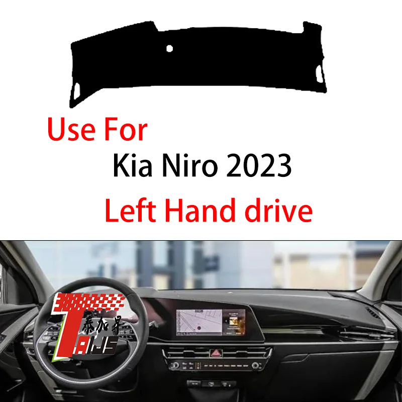 2 Layers polyester Car Inner Dashboard Cover For KIA Niro Left hand drive Dash Mat Sun Shade Pad cooling