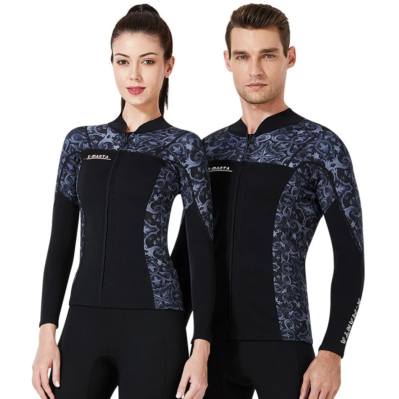 

New 3mm Neoprene Wetsuit Split Women Long Sleeve Warm Diving Jacket or Pants Men Swimsuit Underwater Diving Snorkel Surf Suit