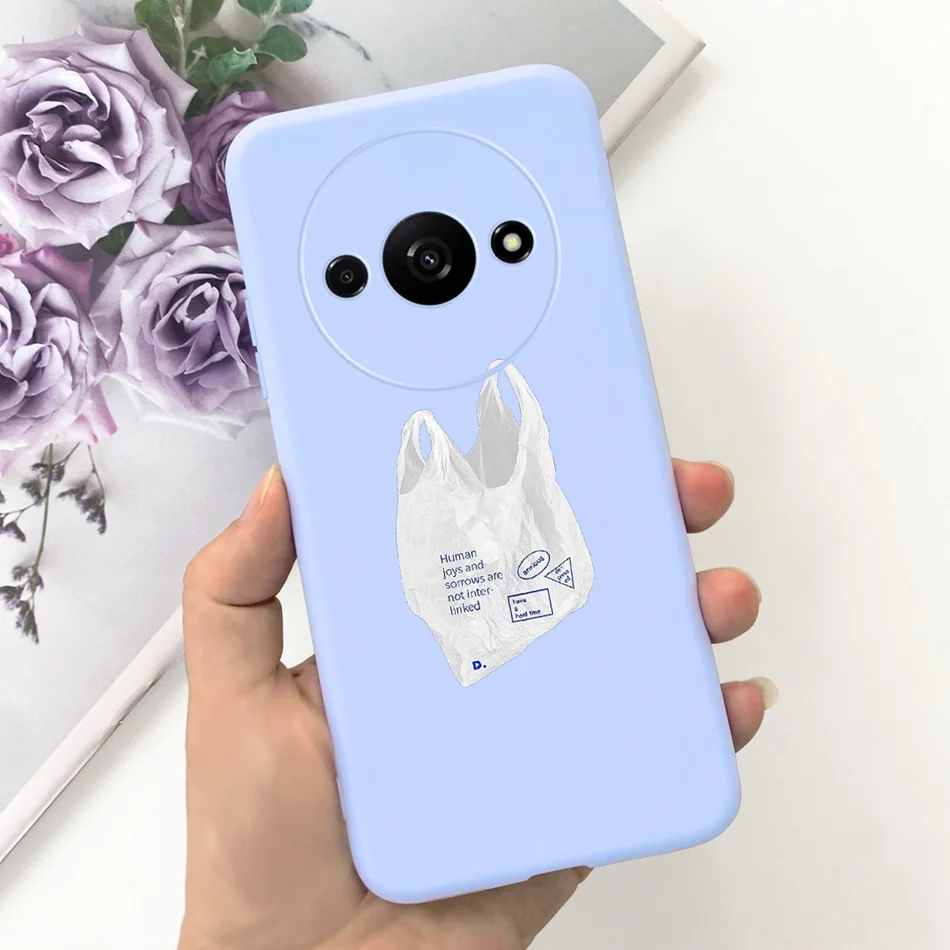 Fashion Moon Pattern Soft Silicone Protective Phone Case Back Cover