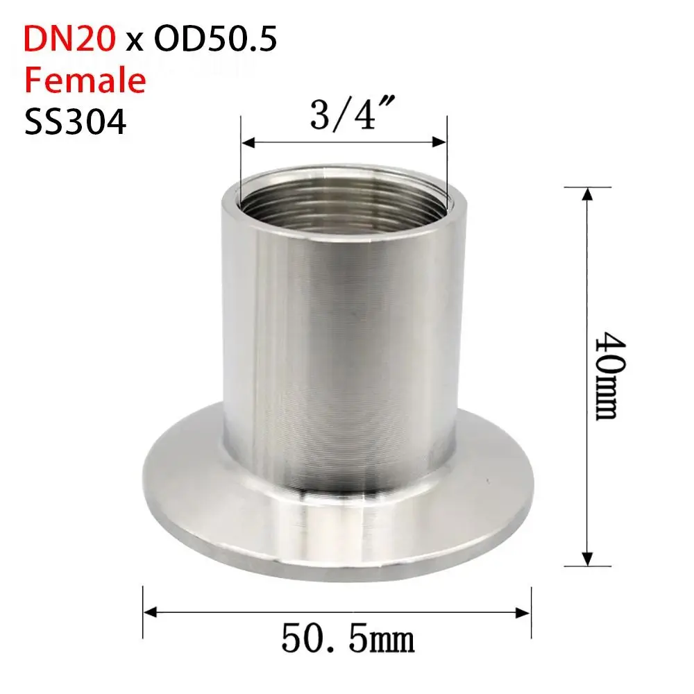 1-1/4" X 3/4" Male NPT Hex Nipple Reducer - 304 Stainless Steel Pipe Fitting - View #10