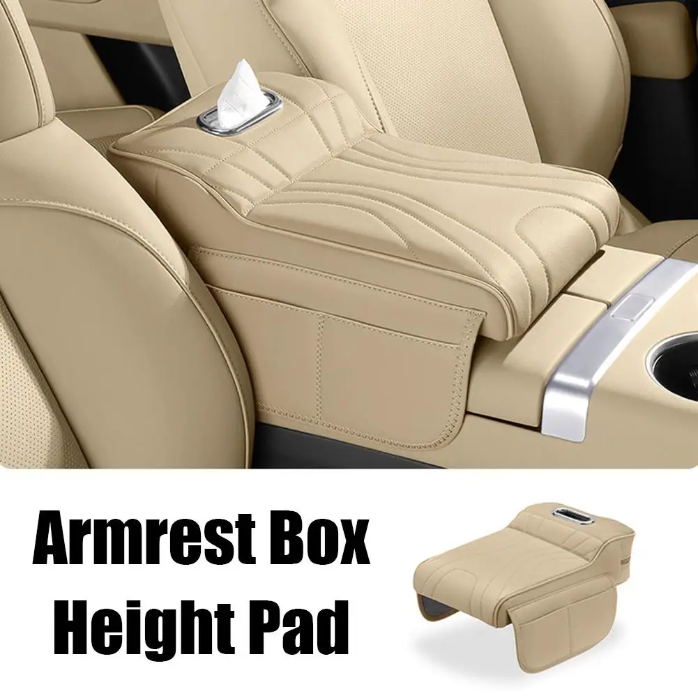 For Haval H9 2rd 2024 2025 Car Center Console Armrest Box Height Pad Three in One Car Multifunctional Tissue Box Storage