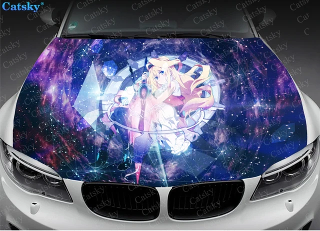 Anime ITASHA Hatsune Miku Car Wrap Car Stickers Car Decal Fits with any cars