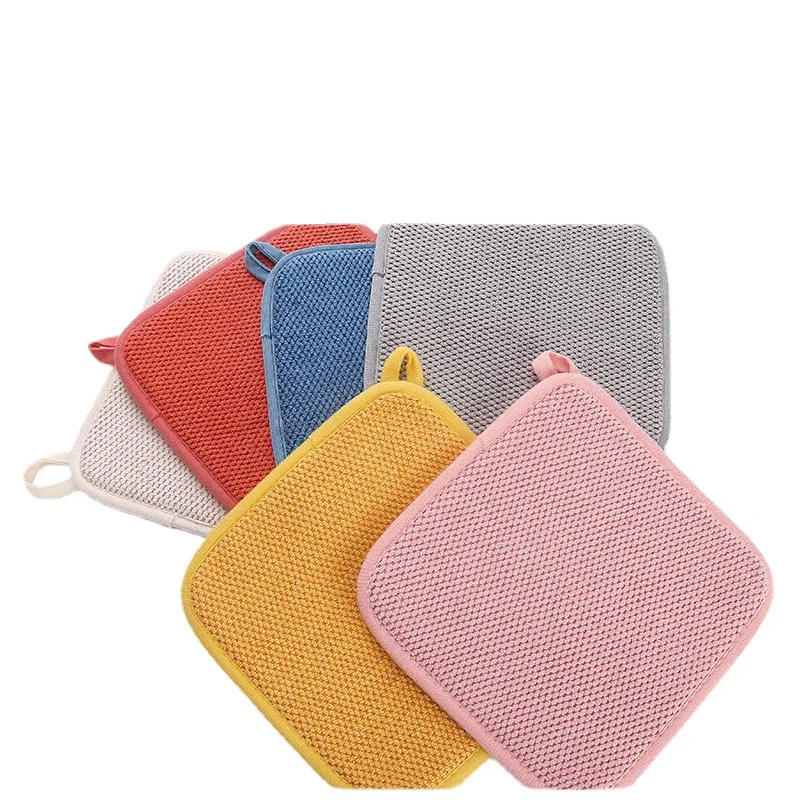 

Microfiber Placemat Thickened Home Pot Bowl Cup Butterfly Insulated Kitchen Restaurant Bar Quick Toast Mat