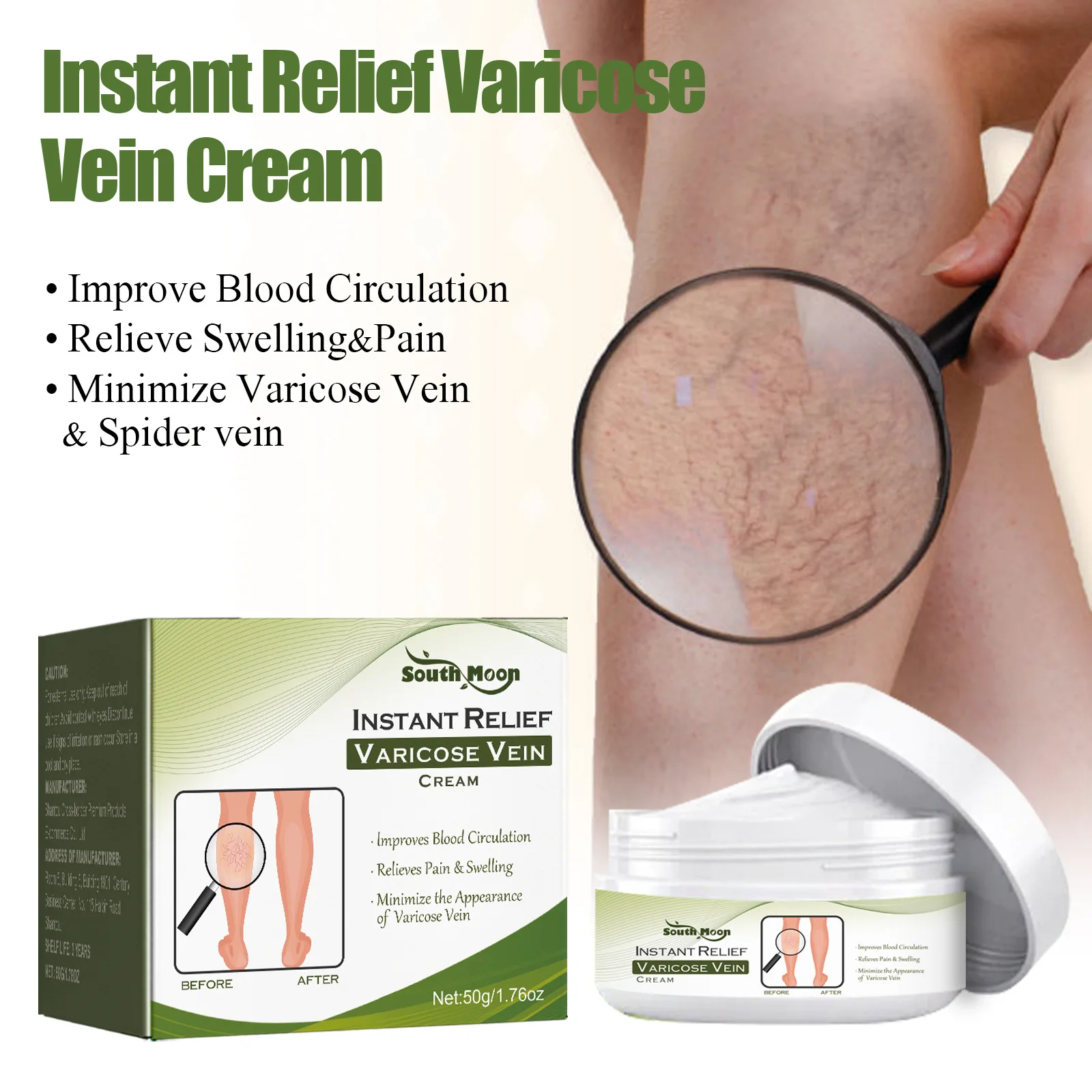 

Varicose Vein Repair Cream Tongmai Effective Relieves Leg Bulge Pain Treatment Cream Vasculitis Phlebitis Remove Vein