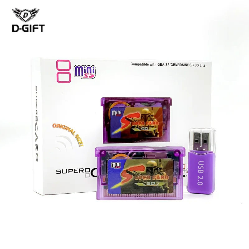 SupercardCardMiniSDCardAdapterGBGBASPForSPGBMIDSNDSNDSL