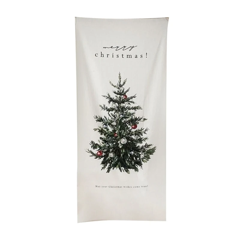 

YYSD Christmas Tree Hanging Cloth Creative Background Fabric Christmas Decor for Home