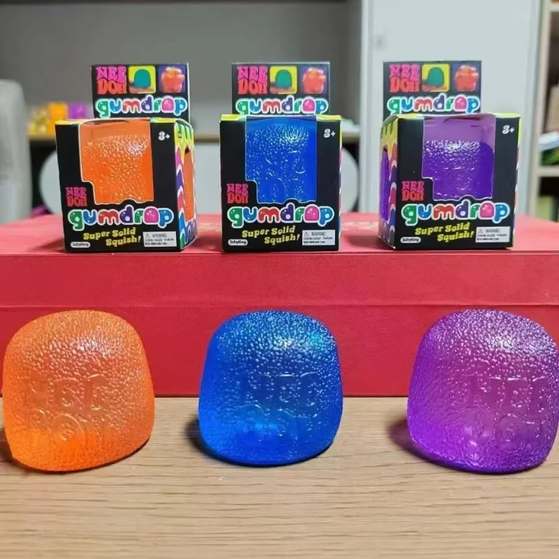 Nee Doh Nice Cube Stress and Anxiety Relief Toy - Soft Squeeze Sensory Soother