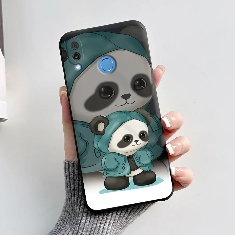 Cute Rabbit & Panda Painted Soft Silicon Cover for Huawei Honor Play 6.3