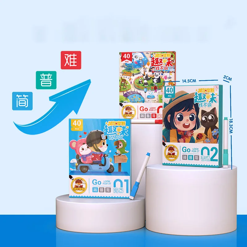 

Children Board Game Toy Crazy Matching Pairing Find Different Place Card Parent-child Interactive Game Exercise Toy Kids Gifts