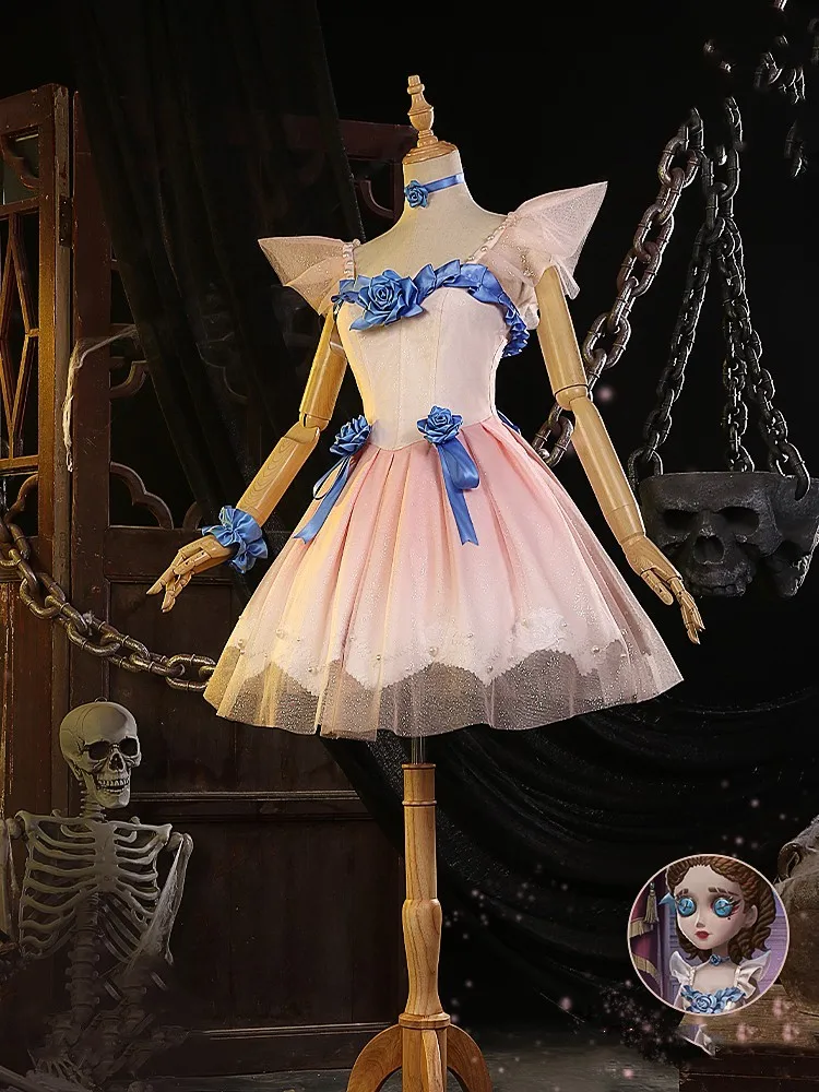 Game Identity V Cosplay Costumes Survivor Perfumer Vera Nair Cosplay Costume The Red Shoes Skin