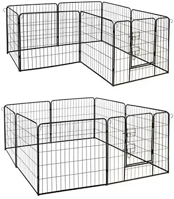 Black playpen frame