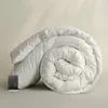 Solid Color Lightweight Quilted Cotton Comforters Twin Single Queen King Size, Comfortable Soft Breathable All Season Duvet 1