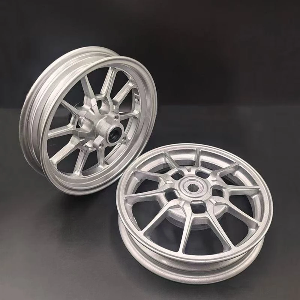 10*2.15 inch Motorcycle Aluminum Wheel Drum Disc Brake Set For Yamaha ...