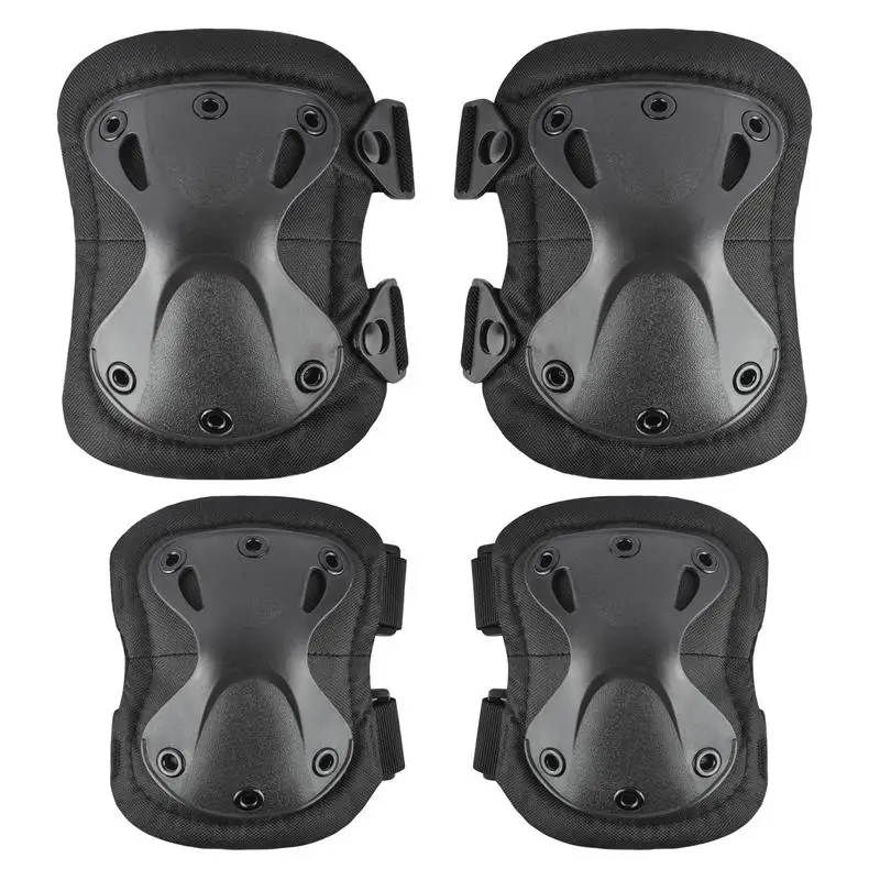 

Tactical Combat Knee and Elbow Protective Pads Sets Tactical Gear Set for Airsoft Paintball Hunting Army Skate Outdoor Sports