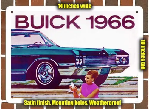 

Металлический знак-1966 Buick- 10x14 дюймов
