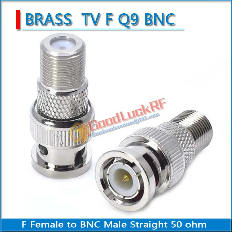 

Q9 BNC штекер-Гнездо F разъем BNC на ТВ никелированный прямой Коаксиальный RF кабели адаптеров Coax разъем