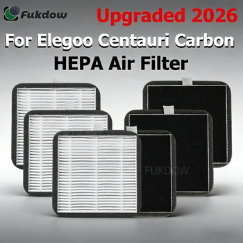 Filtro di Ricambio per Stampante 3D CC, Filtro HEPA F in Grado di Filtrare il 99,97% degli Agenti Sottili da 0,03 µm, Filtro dell'Aria per Elegoo Centauri Carbon