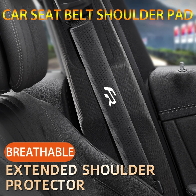 Car Seat Belt Cover Shoulder Pad 1pcs for Seat FR Alhambra Leon Ateca Arona Altea ltea