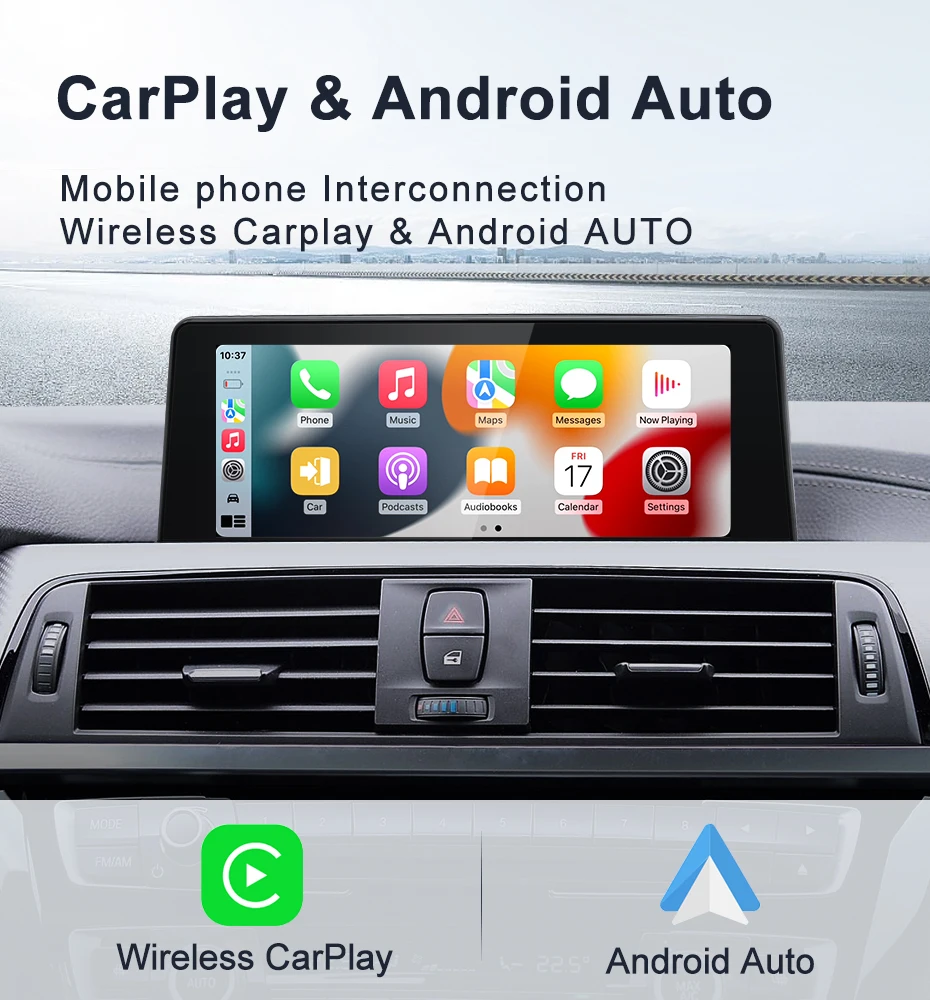New 8.8inch Wireless CarPlay AUTO Android Screen For BMW 3/4Series F30 F31 F32 F