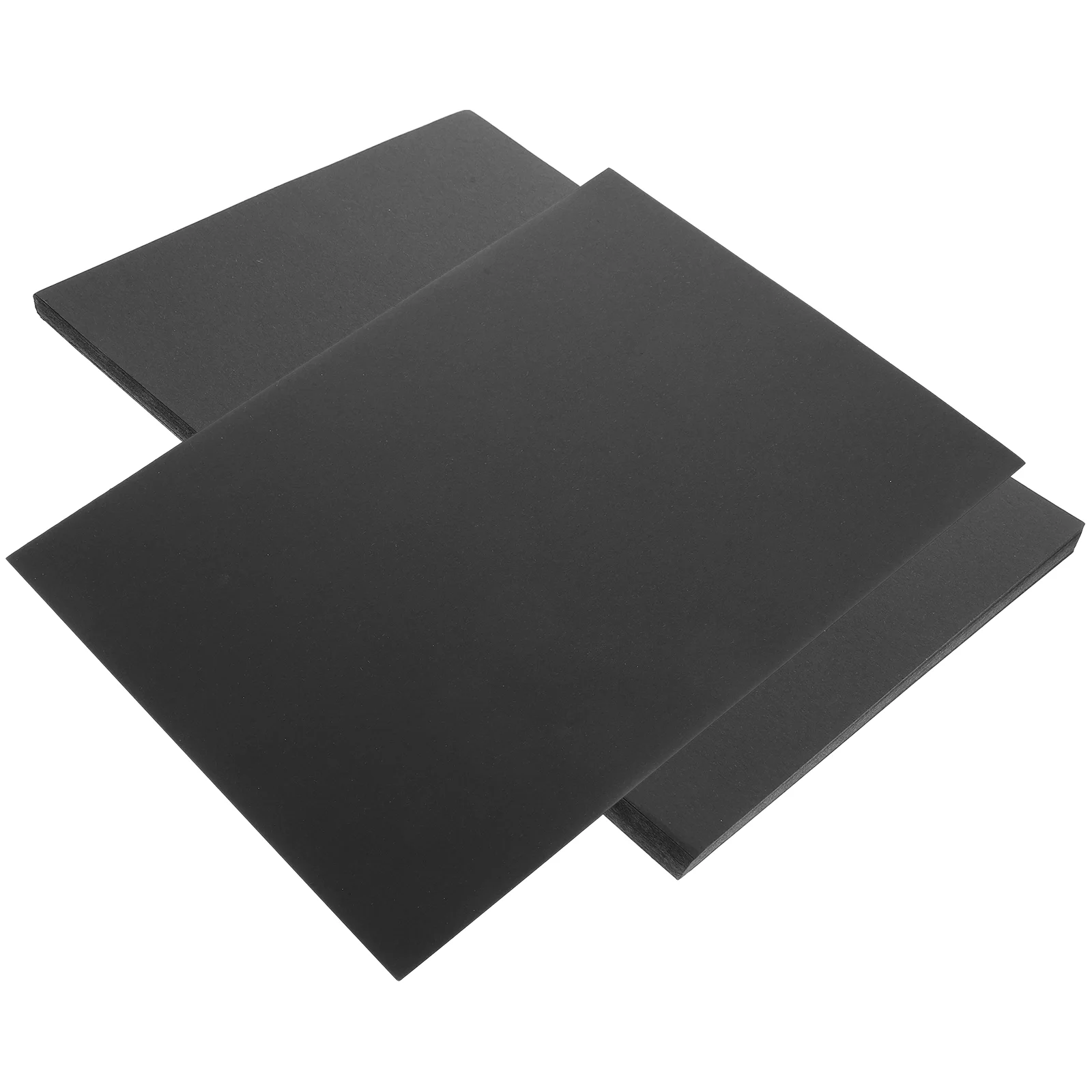

50 Sheets Black Cardboard Packing Paper Stock Painting High Quality Sketch for Drawing Greeting Cardstock Large Thick