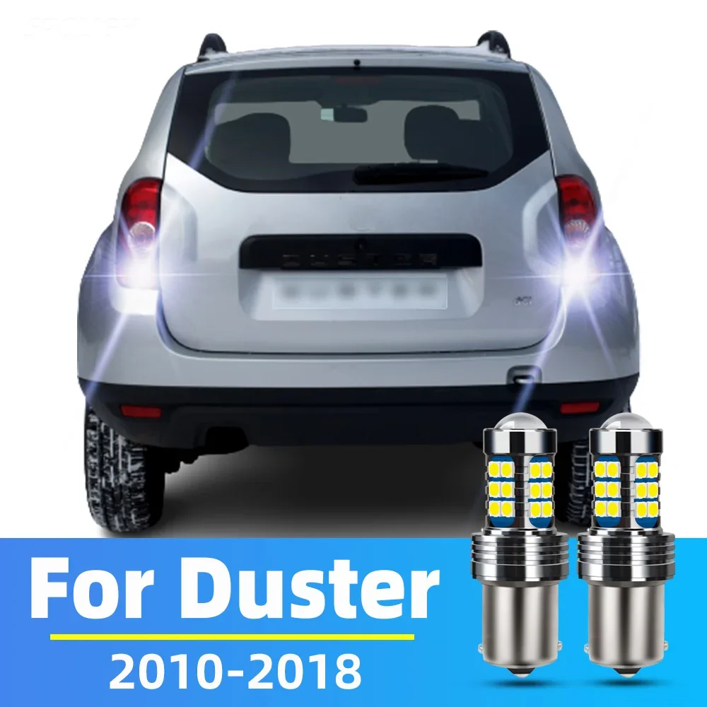 2pcs LED Reverse Light For Dacia Duster Accessories 2010 2011 2012 2013