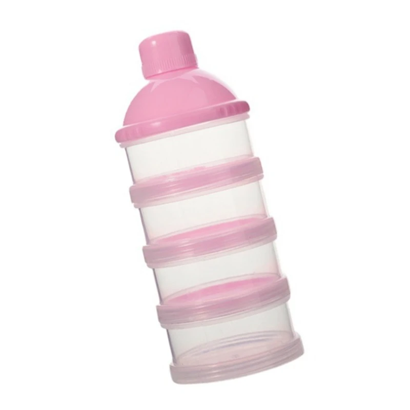 Baby Formula Dispenser Secure Seal Milk Powder Container for Toddlers & Infants 4/5 Section