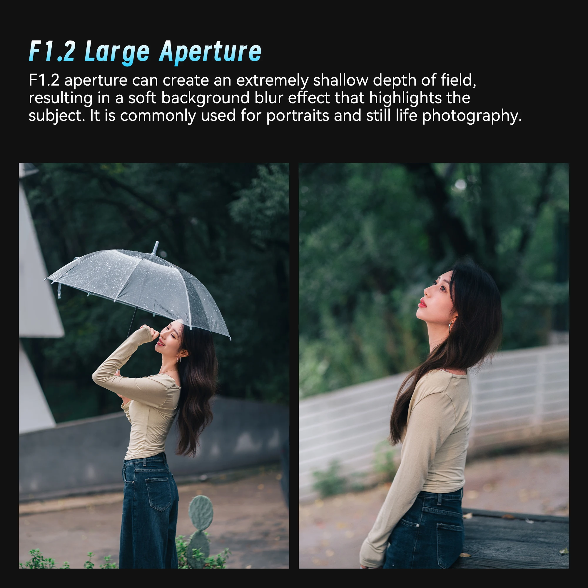 7Artisans 50mm f1.2 APS-C 수동 초점 대구경 렌즈