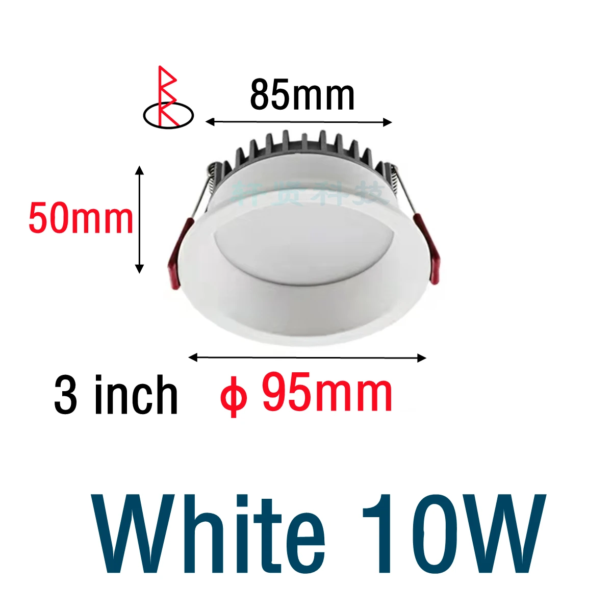 7W Dimmable LED Downlight Anti-Glare Led Ceiling Lamp LED Spot Lighting Bedroom Kitchen Led Recessed Downlight led downlights LED Downlights