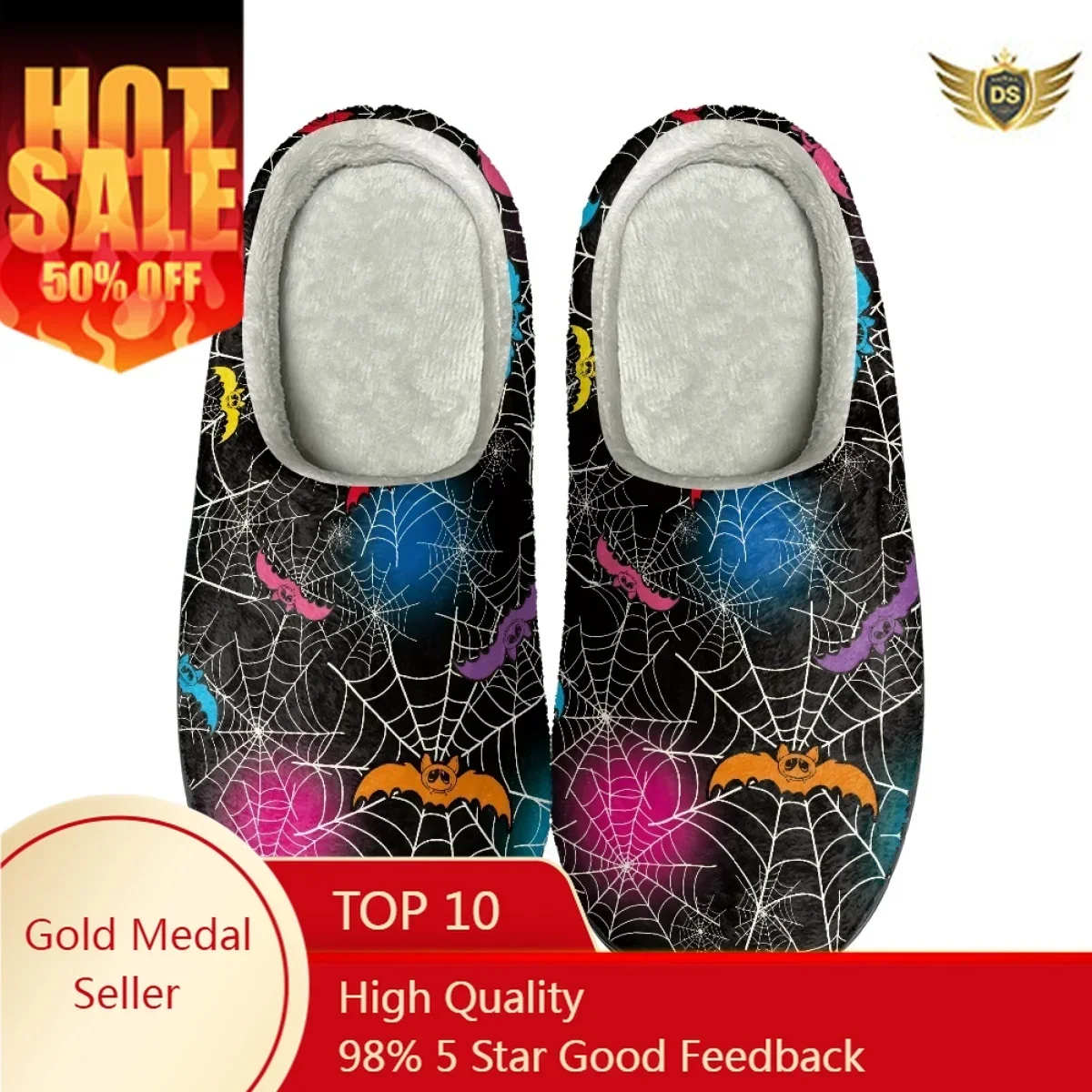 Casual Women Home Slippers Indoor Bedroom Couple Cotton Slipper Drop Ship Autumn Winter Warm Shoes Floor Slides Holloween Gifts