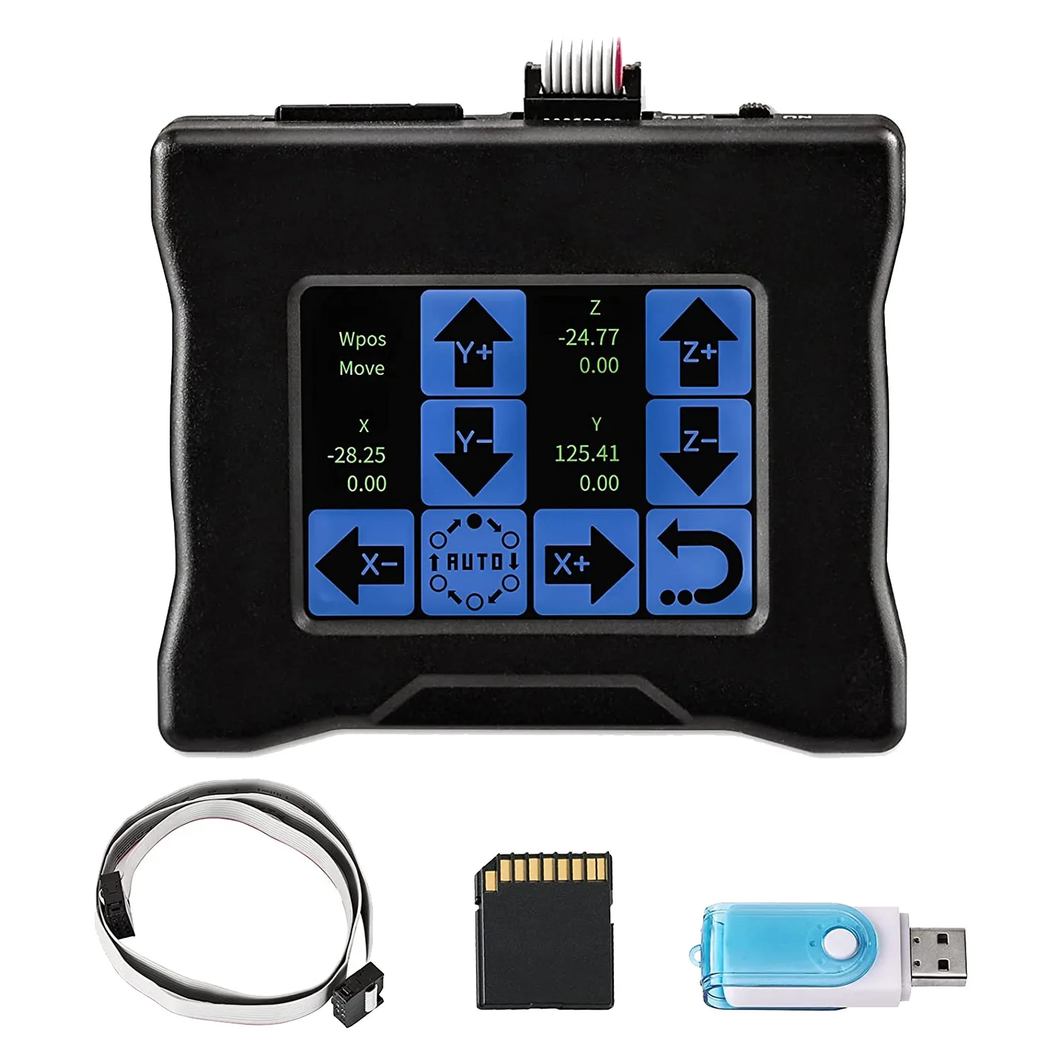 

CNC Offline Controller with Touchscreen, CNC Router Offline Control Module, 2.8Inch GRBL Offline Controller