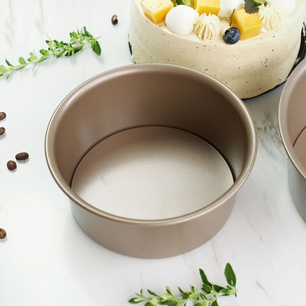 

17cm Replacement Cake Mold Accessory Golden Baking Non-stick Removable Base