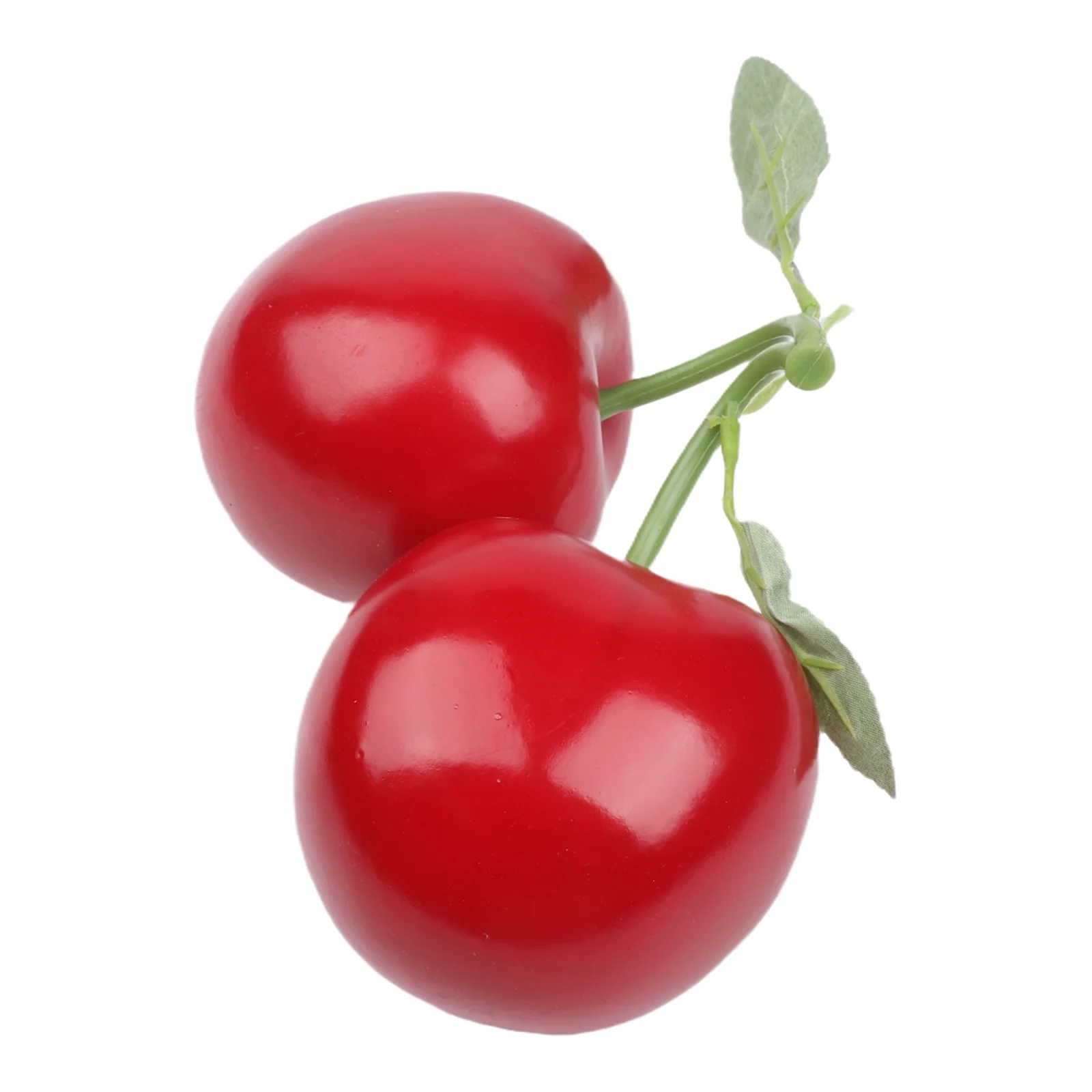 Large Red Artificial Cherry Decor for Photography and Display