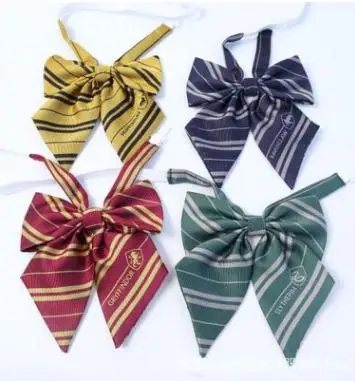Harri Magic Boys Girls College Collar Gryffindor Slytherin Striped Student JK Necktie Cosplay Clothing Accessories