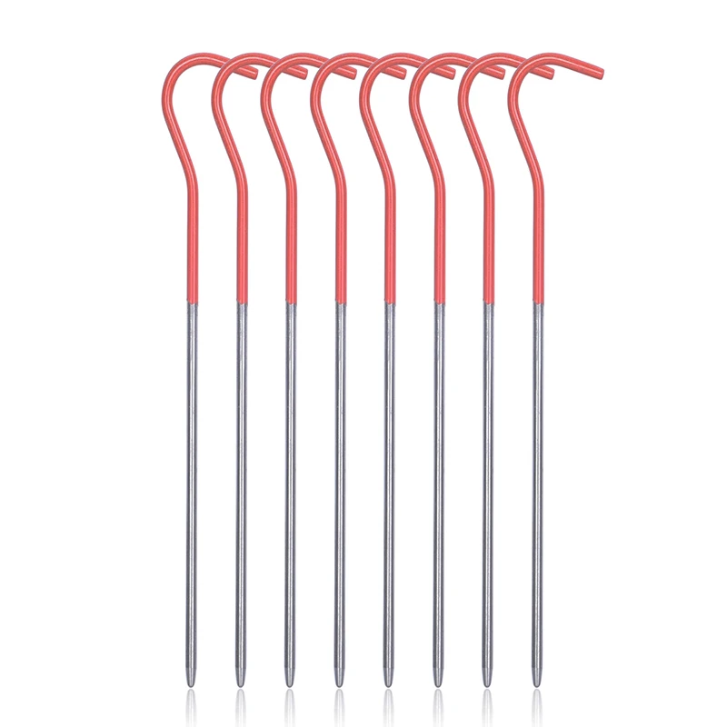 

Boundless Voyage 150mm Titanium Alloy Tent Pegs Garden Stakes Ground Nail Outdoor Camping Tent Campaign Hammock Guyline Awning