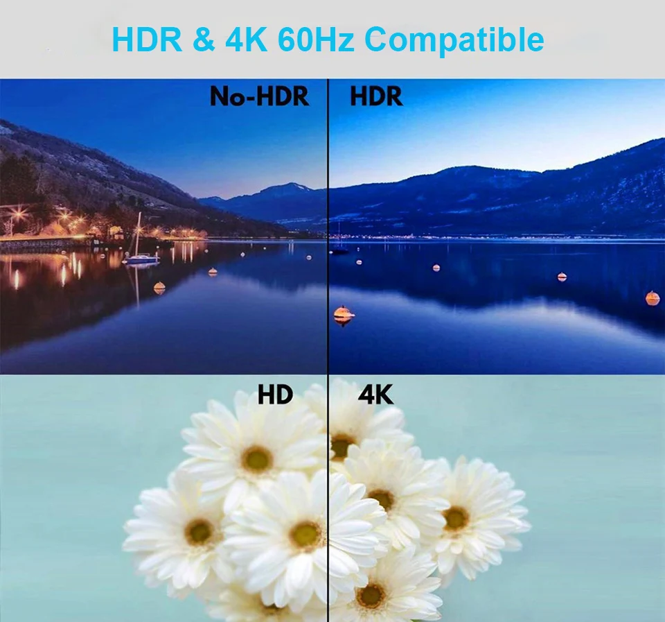 5.1 ARC, extrator, HDCP 2.2, HDR10, conversor