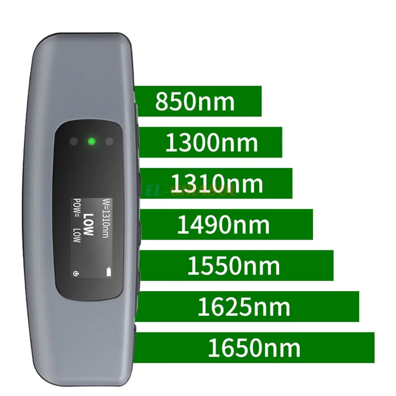 Optical Power Meter 2 in 1 Mini Rechargeable OPM-70~+10dbm/-50~+26dbm Visual Fault Locator VFL 2/5/10/20/30/50mw Built in FTTH