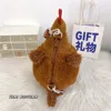 Simulated Funny Hen Plush Creative Cute Toy Bag Doll Birthday Gift Women Hand Bags 6