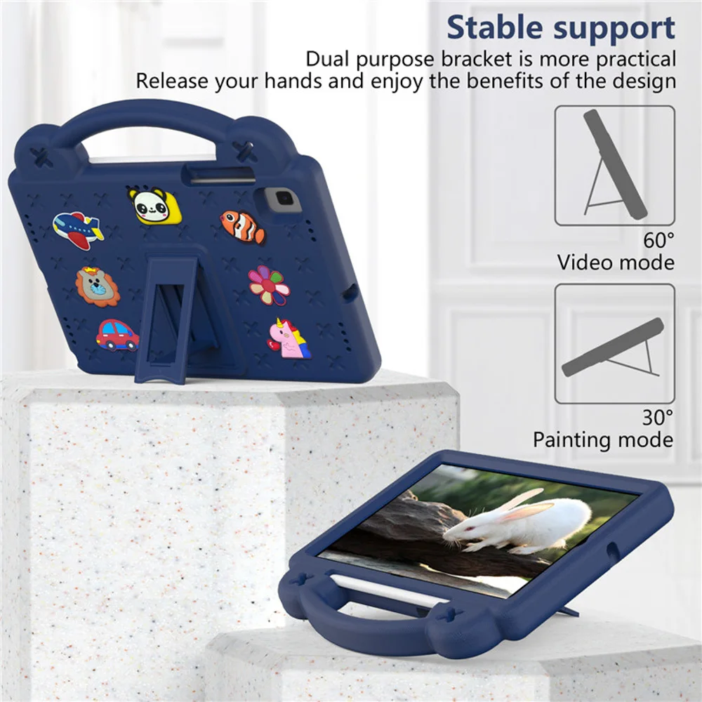 Cartoon EVA Tablet Case with Pen Slot - 10.9 Inch