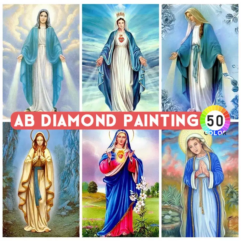 宗教的なテーマのはり絵-サマリアの女 宗教的なテーマのはり絵-サマリアの女 （聖母マリアの女性のため