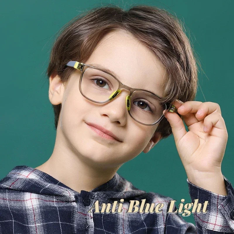 Blue Light Blocking Glasses Fashion Anti-blue Light Reading Glasses Men Sport Prescription Eyeglasses Frame for Child
