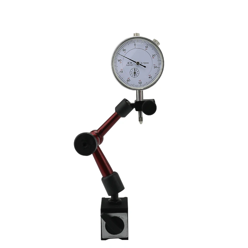 Dial Indicator Gauge MAKLE Micrometer Measuring Tool Hour Indicator Measurement Tools Dial Indicator Magnetic Holder Dial Gauge Magnetic Stand Base