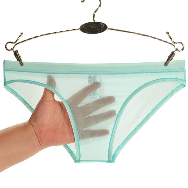 Heren Ice Silk Slips Boxer Slips Non-marking Ultra-thin